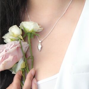 Silver Heart Pendant Necklace